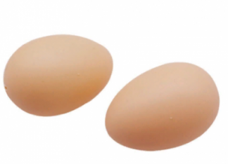 пластиковое куриное яйцо