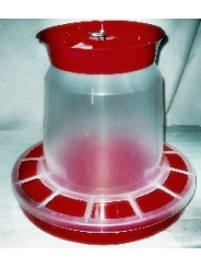 Бункерная кормушка для птицы, объем 10 литров
